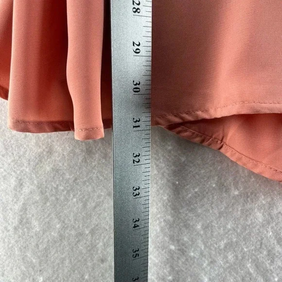 FOREVER 21 Dress Size M Cocktail Cami Mini Bow Backless Spaghetti Strap Pink - Picture 11 of 11